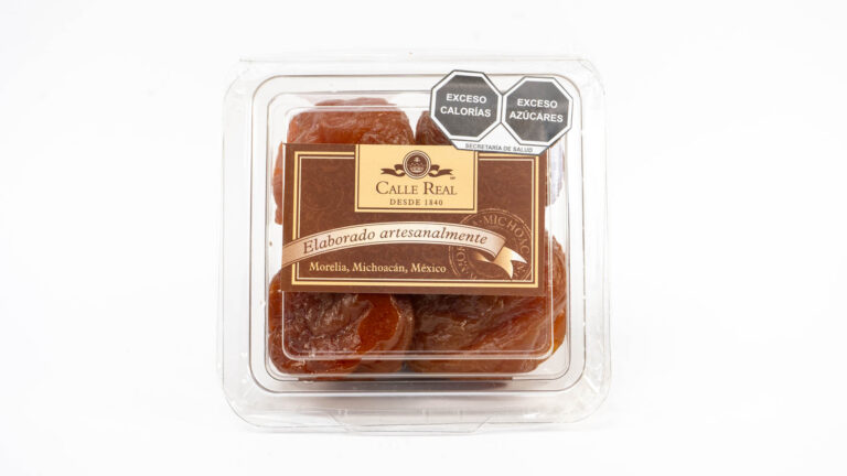 Duraznos Prensados en caja — Calle Real, dulces morelianos
